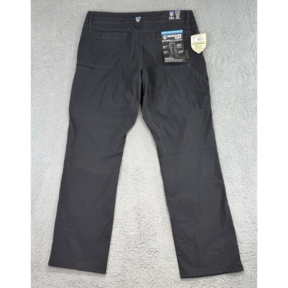 KÜHL Renegade Pants Men’s 38x32 Carbon Gray Outdoor Hiking Klassik Fit Tapered - Picture 3 of 16